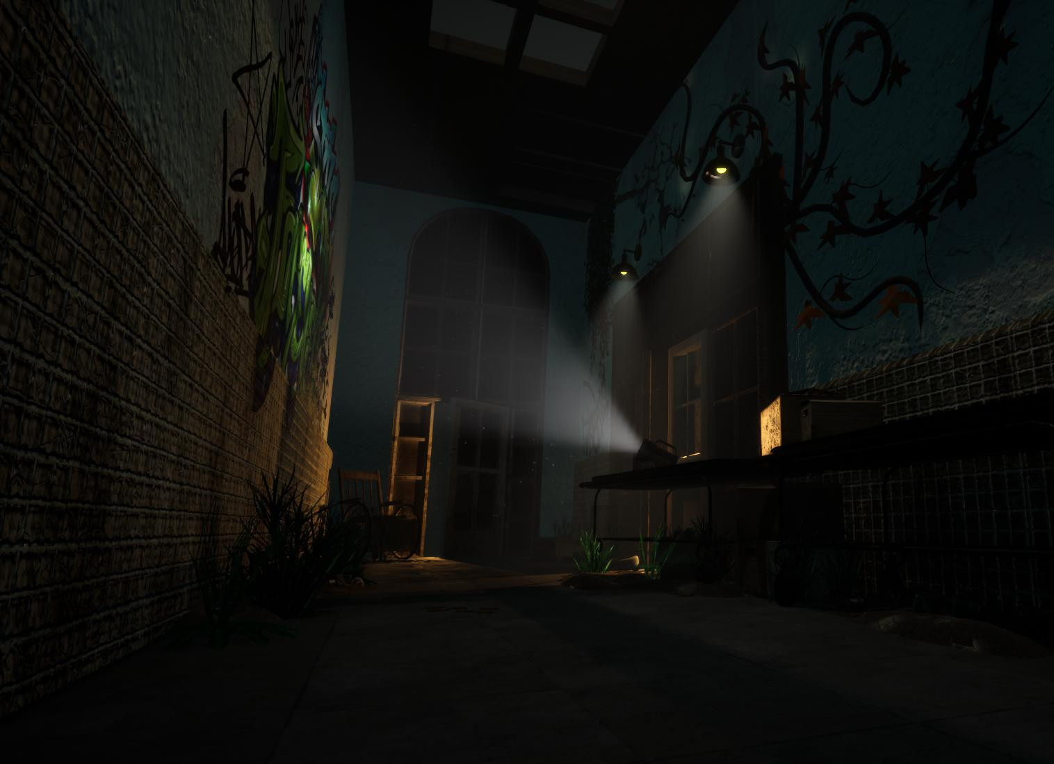 Abandoned Asylum Corridor (itch) - кадр 1
