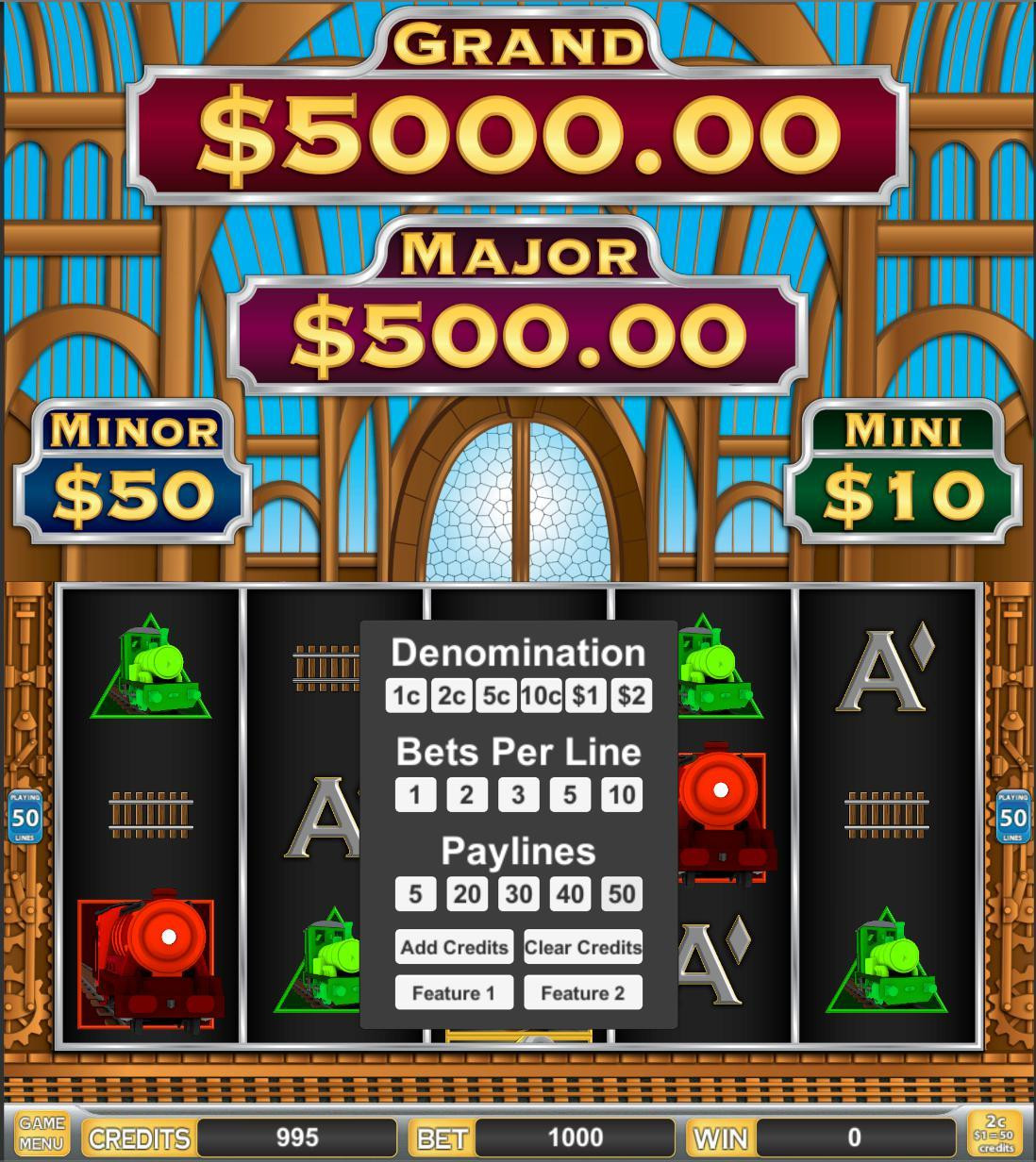Grand Locomotion (Slot machine) (itch) - кадр 5