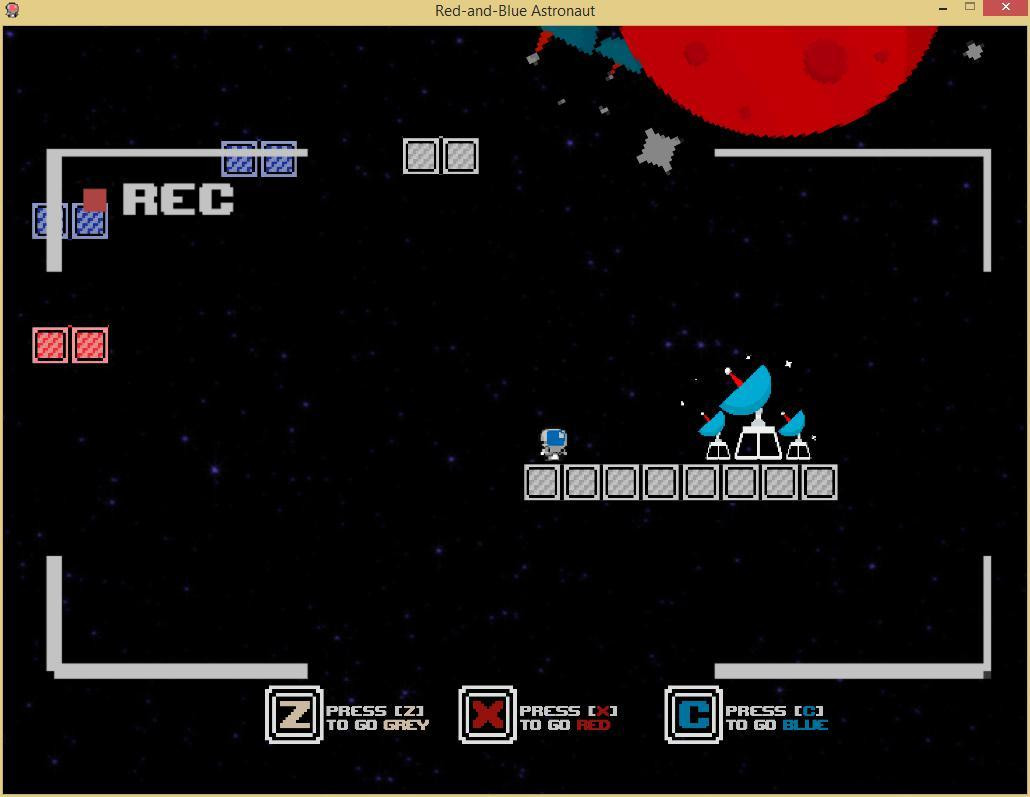 Red & Blud Astronaut (itch) - кадр 3