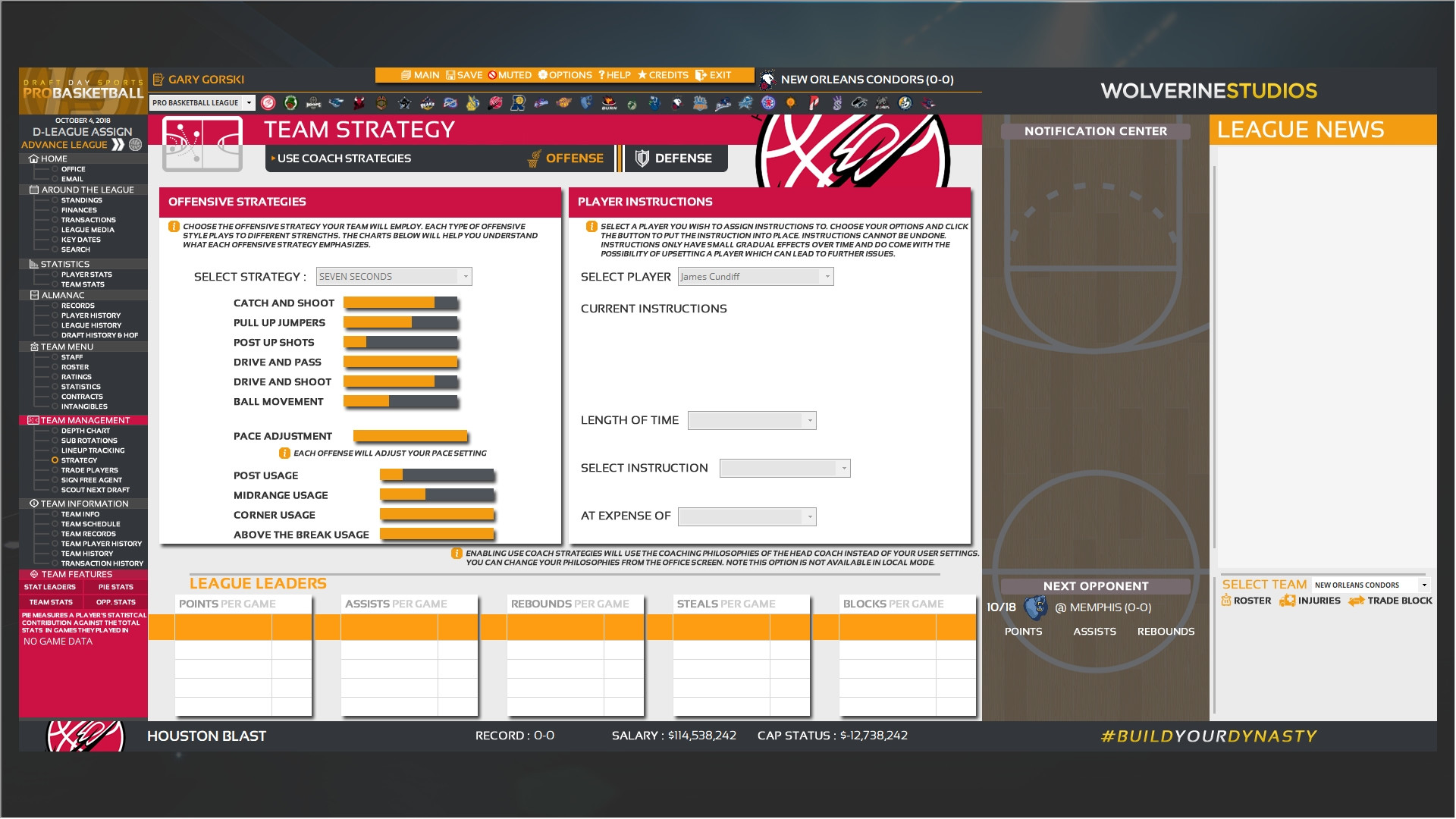 Draft Day Sports: Pro Basketball 2019 - кадр 5