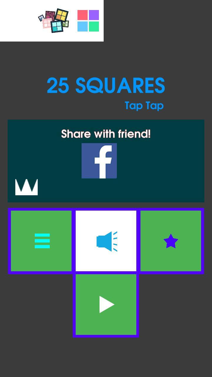 25 Squares - Tap Tap (itch) - кадр 3