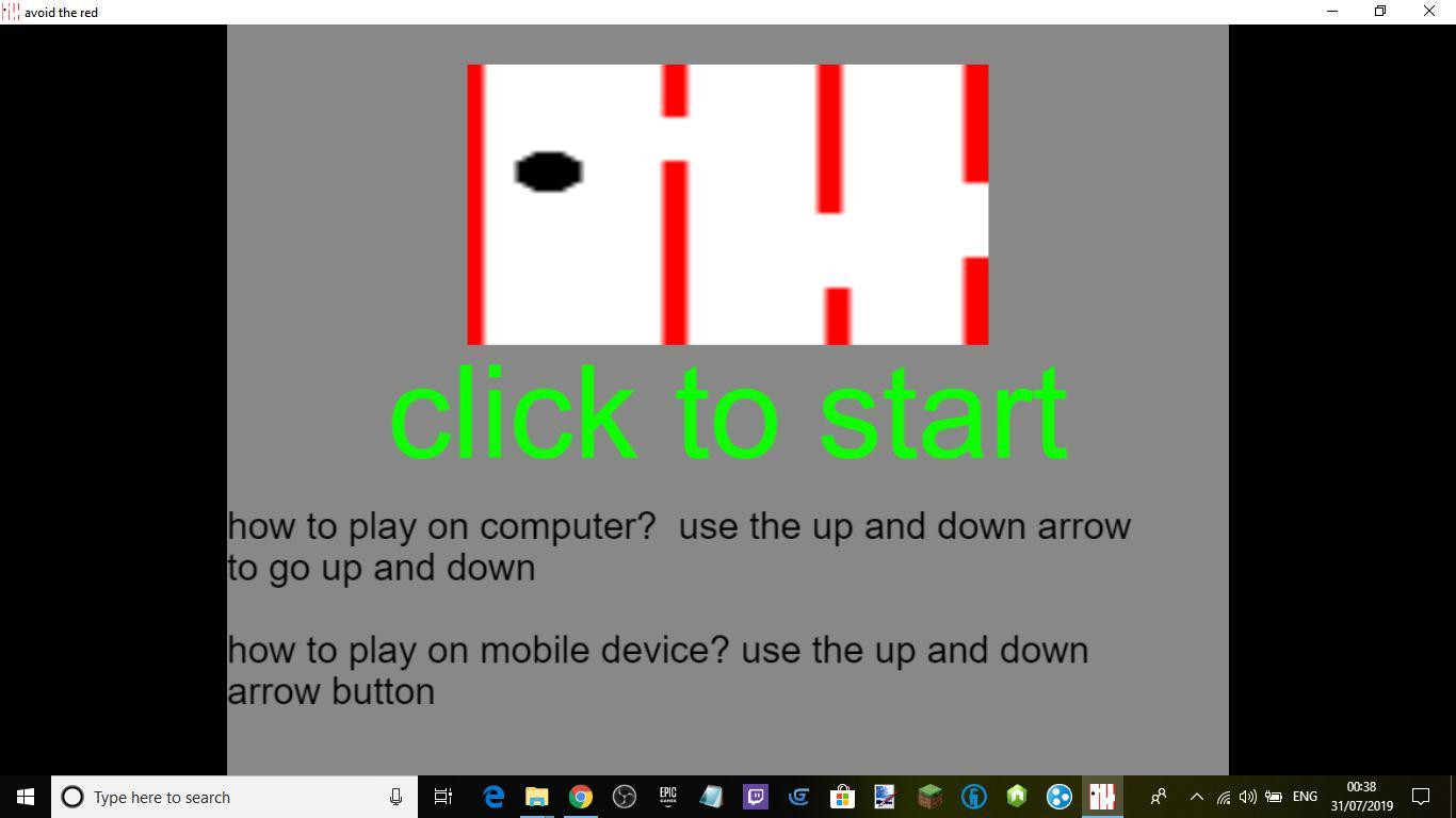 avoid the red (itch) - кадр 1