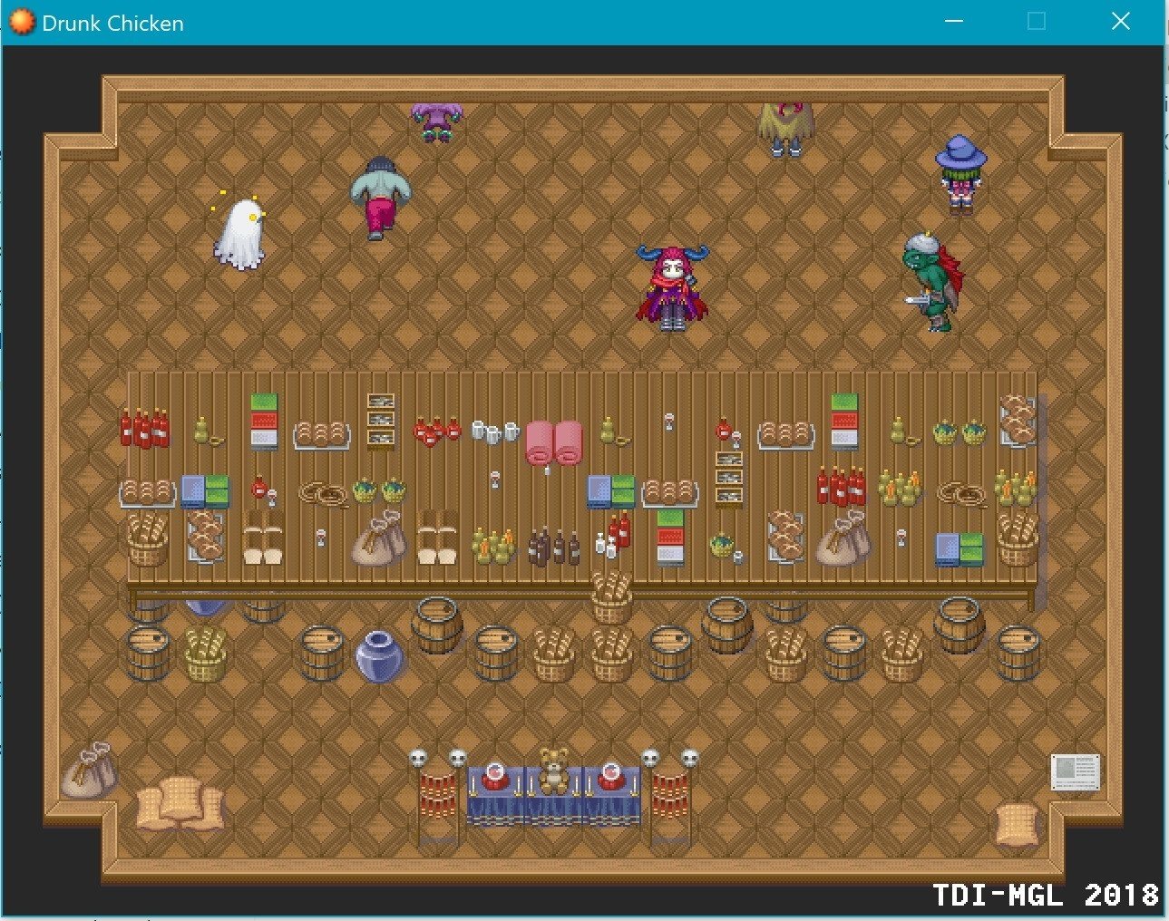 Drunk Chicken - The Well (Beta v1) (itch) - кадр 2