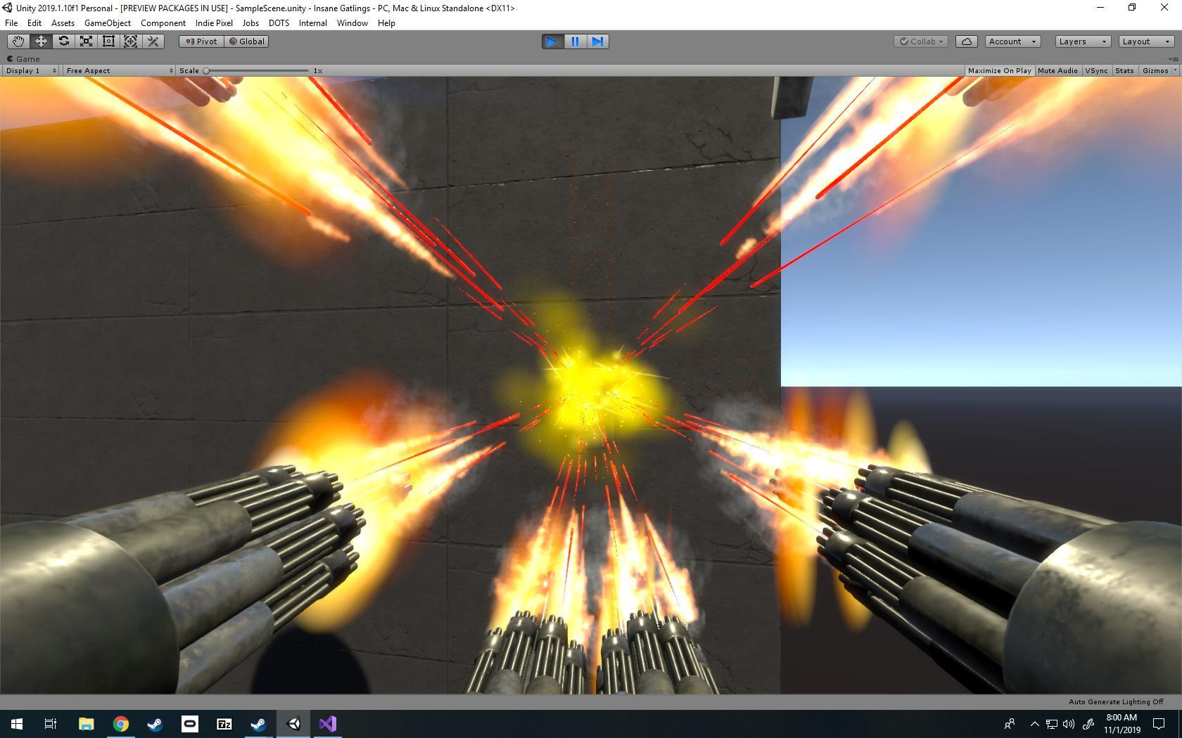 Insane Gatlings (itch) - кадр 1