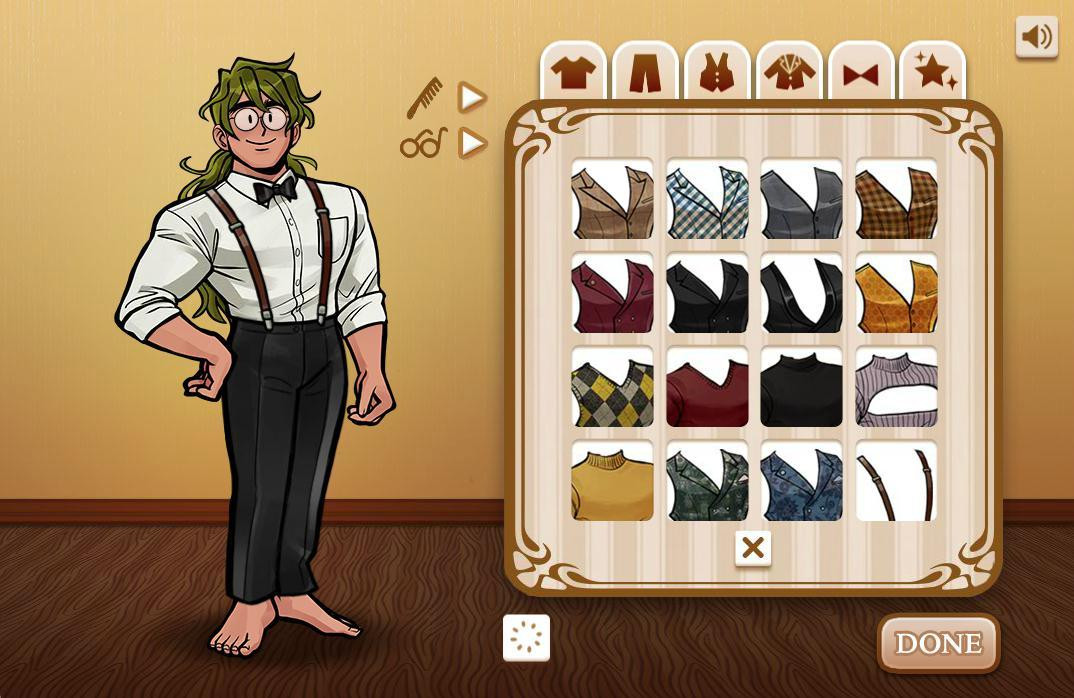 Gentleman Dress Up Game (itch) - кадр 2