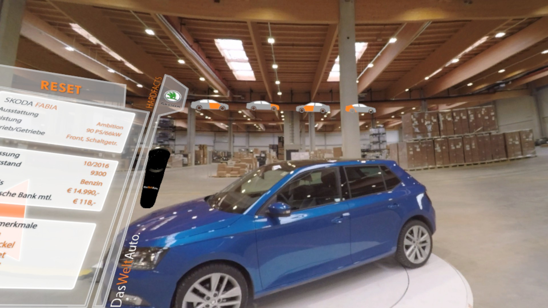 Virtual Reality Testdrive - Škoda (itch) - кадр 5