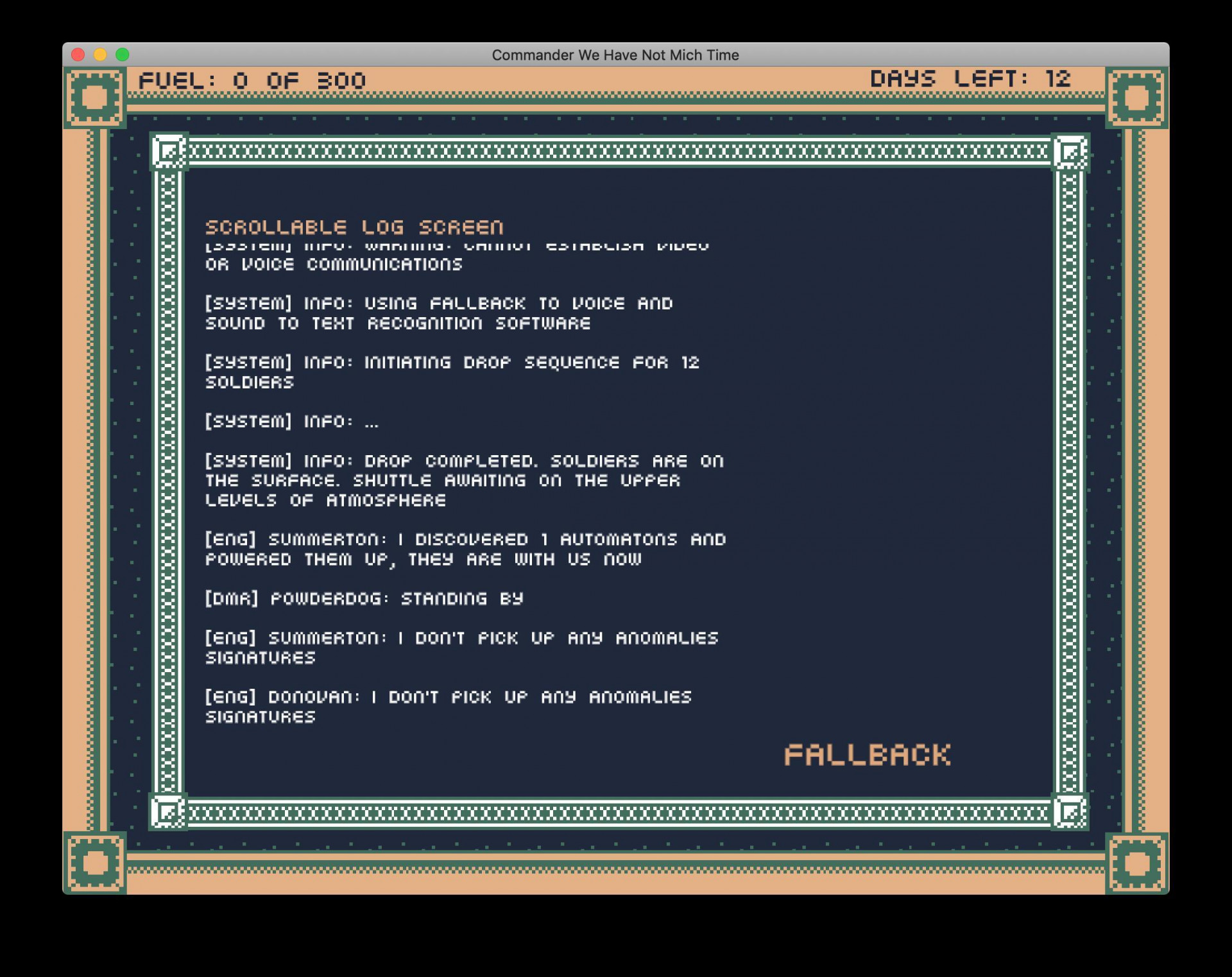 Commander, we have not much time (itch) - кадр 2