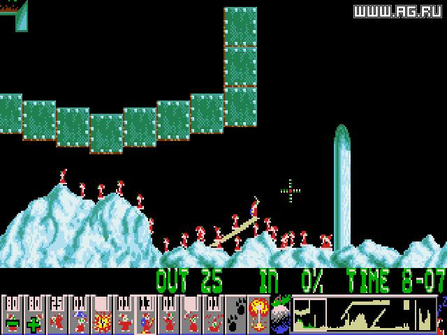 Holiday Lemmings 1994 - кадр 2