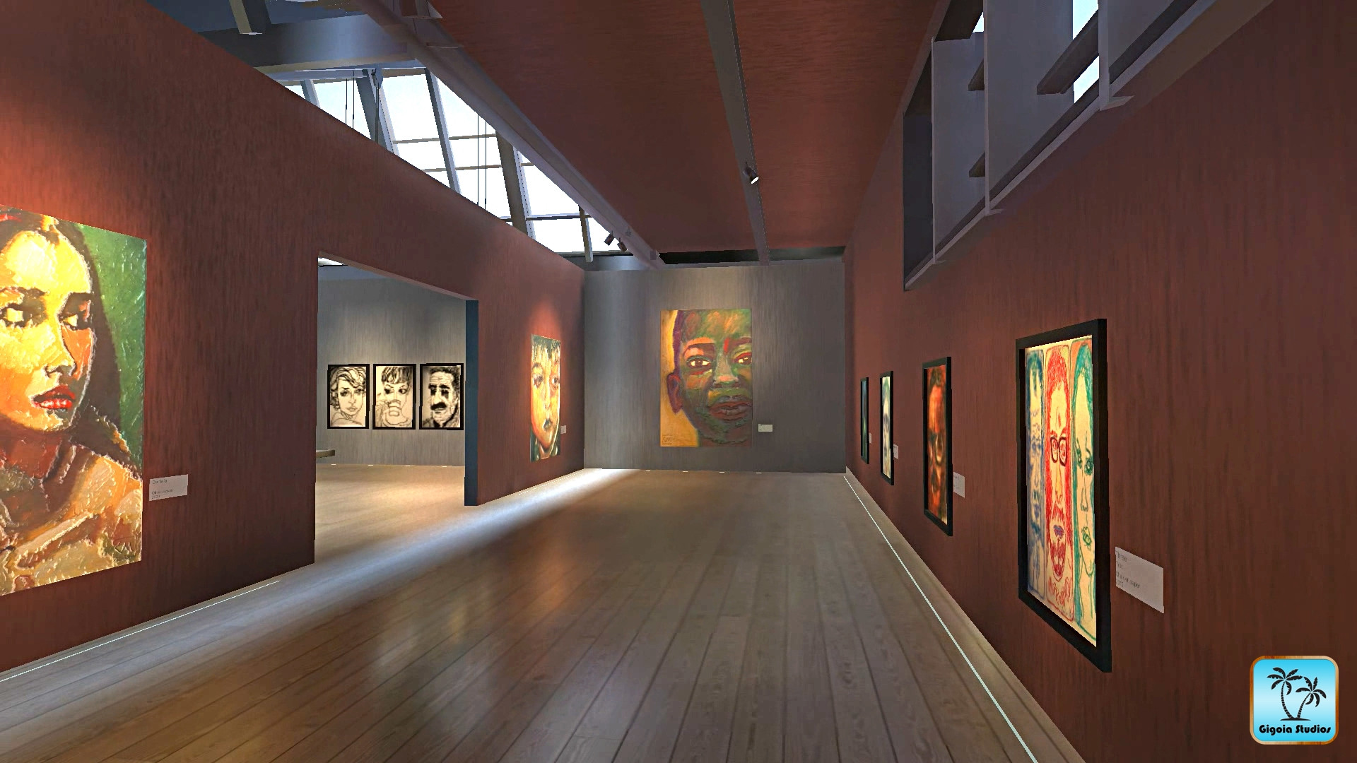 FACES Virtual Art Gallery (itch) - кадр 5
