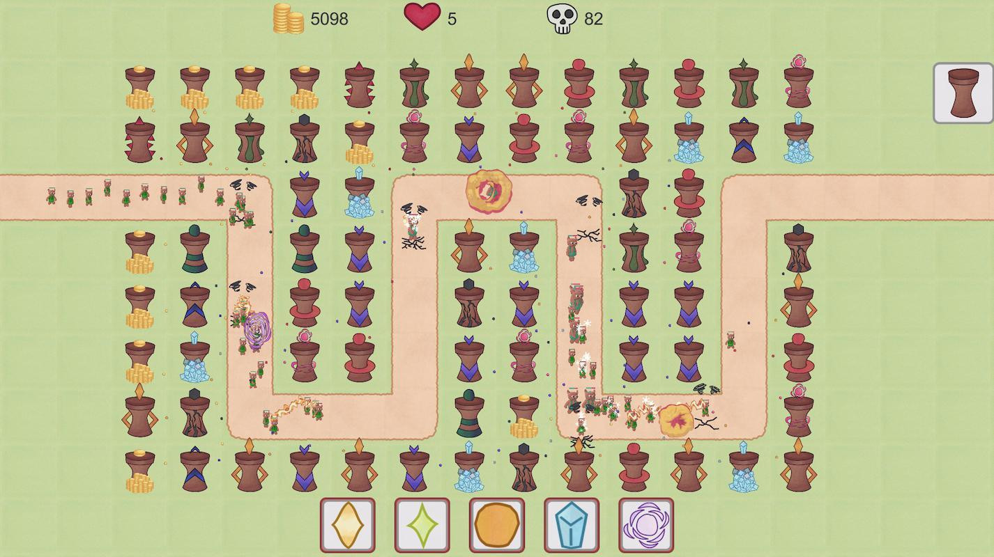 StampFense - A stamp tower defense game (itch) - кадр 1