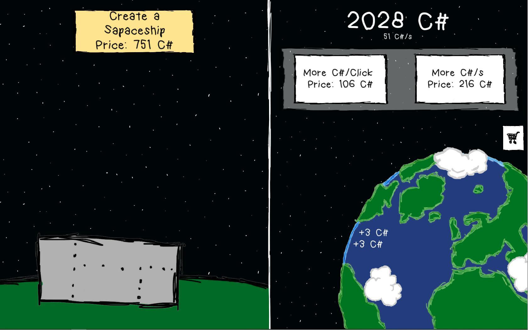 Click To The Space | Clicker Jam (itch) - кадр 1