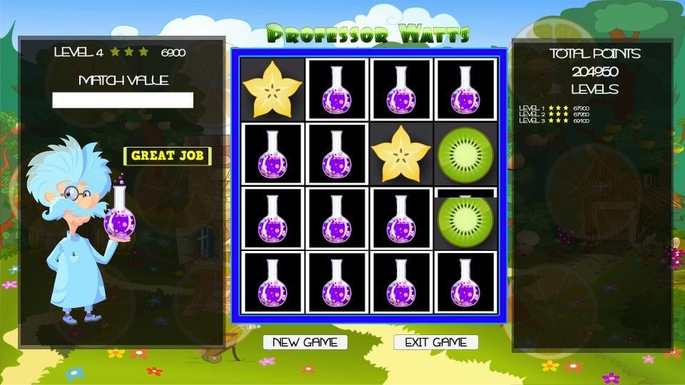 Professor Watts Memory Match: Fresh Fruit - кадр 2