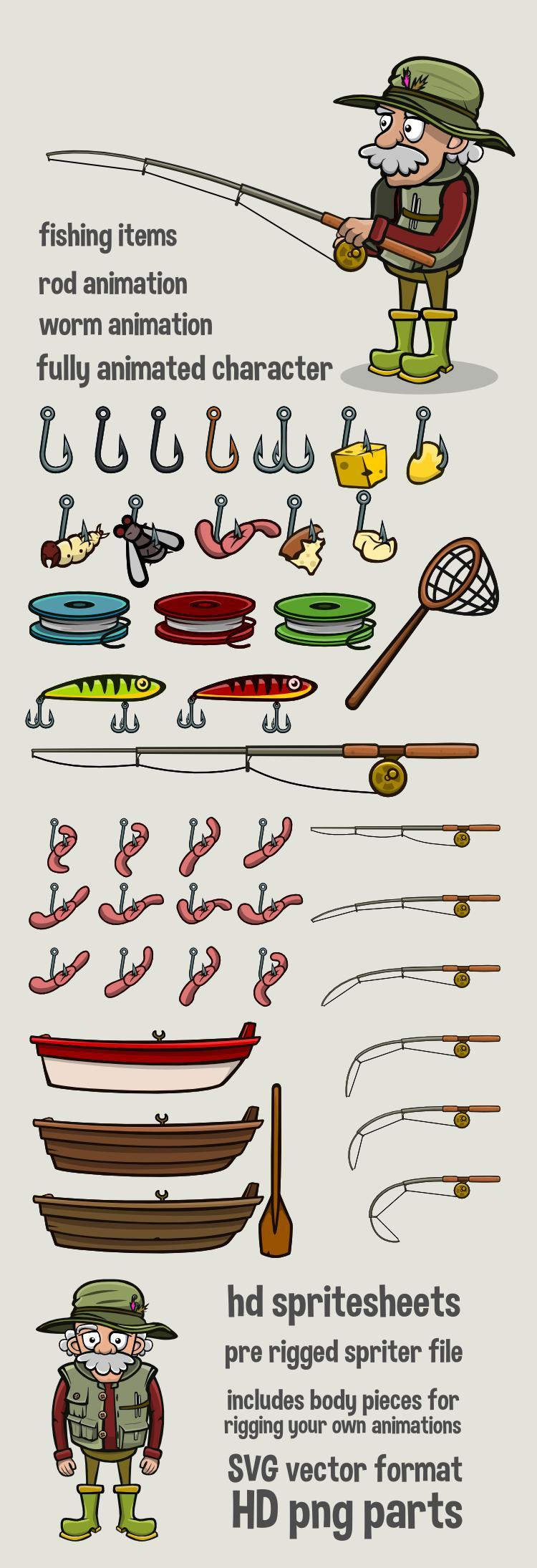 Fishing game pack (itch) - кадр 1