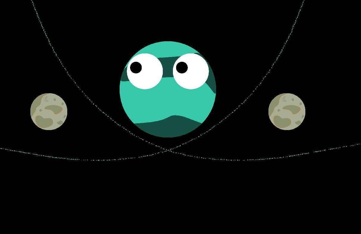 tiny GIANT planets (jam prototype) (itch) - кадр 2