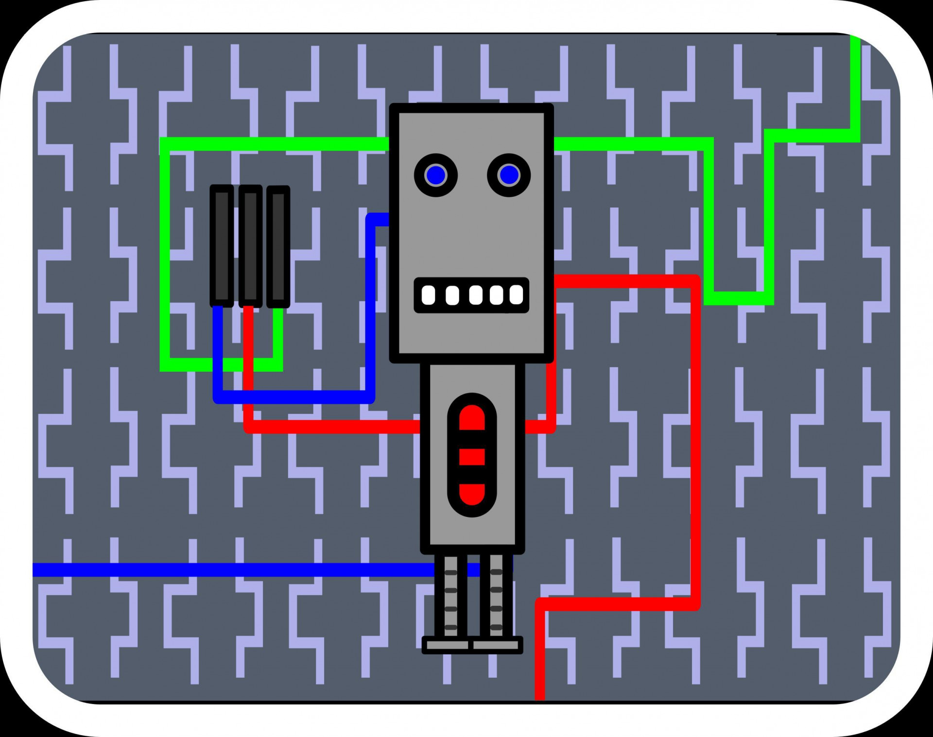 Robot Run (LAZABIT) (itch) - кадр 1