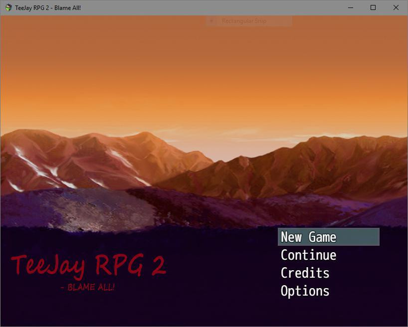 TeeJay RPG 2 - Blame All! (itch) - кадр 1