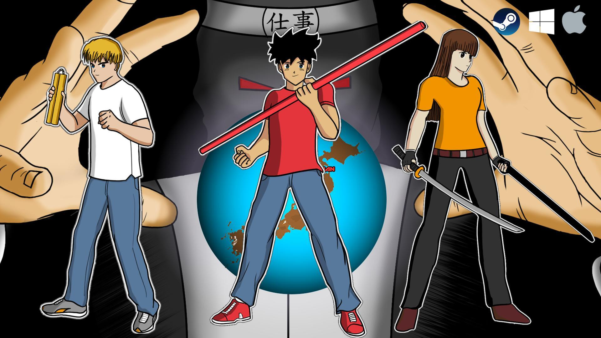 Gaijin Heroes save Japan (itch) - кадр 3