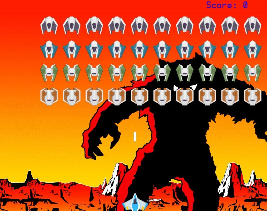 Space Invaders (itch) (DemonMarshmallow) - кадр 3