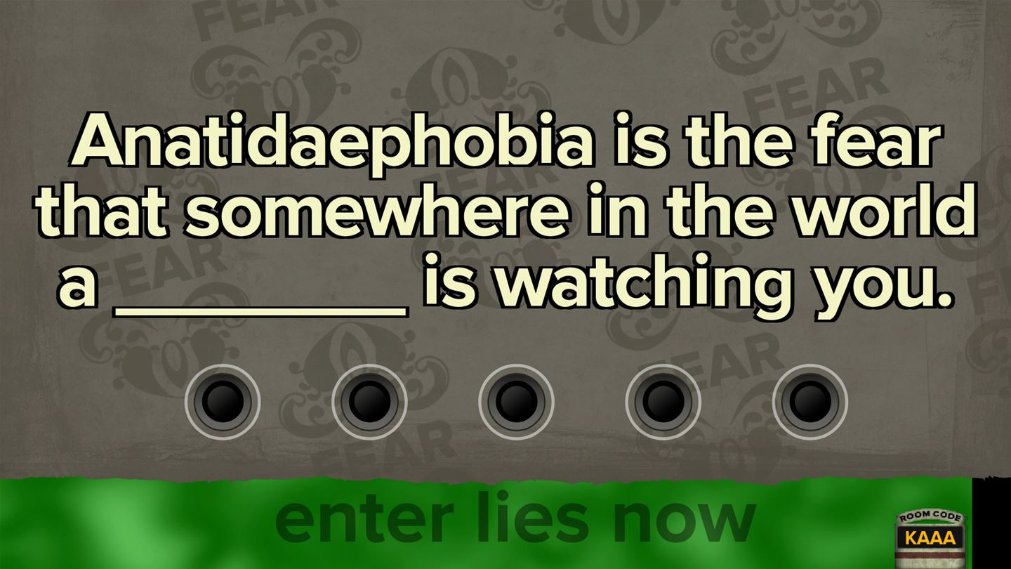 Fibbage: The Hilarious Bluffing Party Game - кадр 11