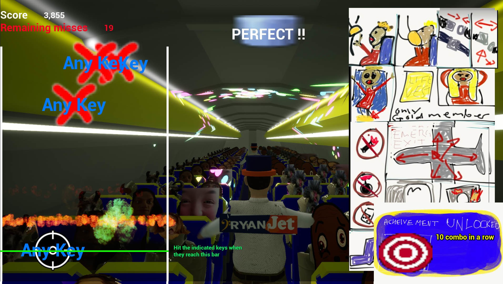 Ryan Jetlines Safety Demonstration - The Game (itch) - кадр 2