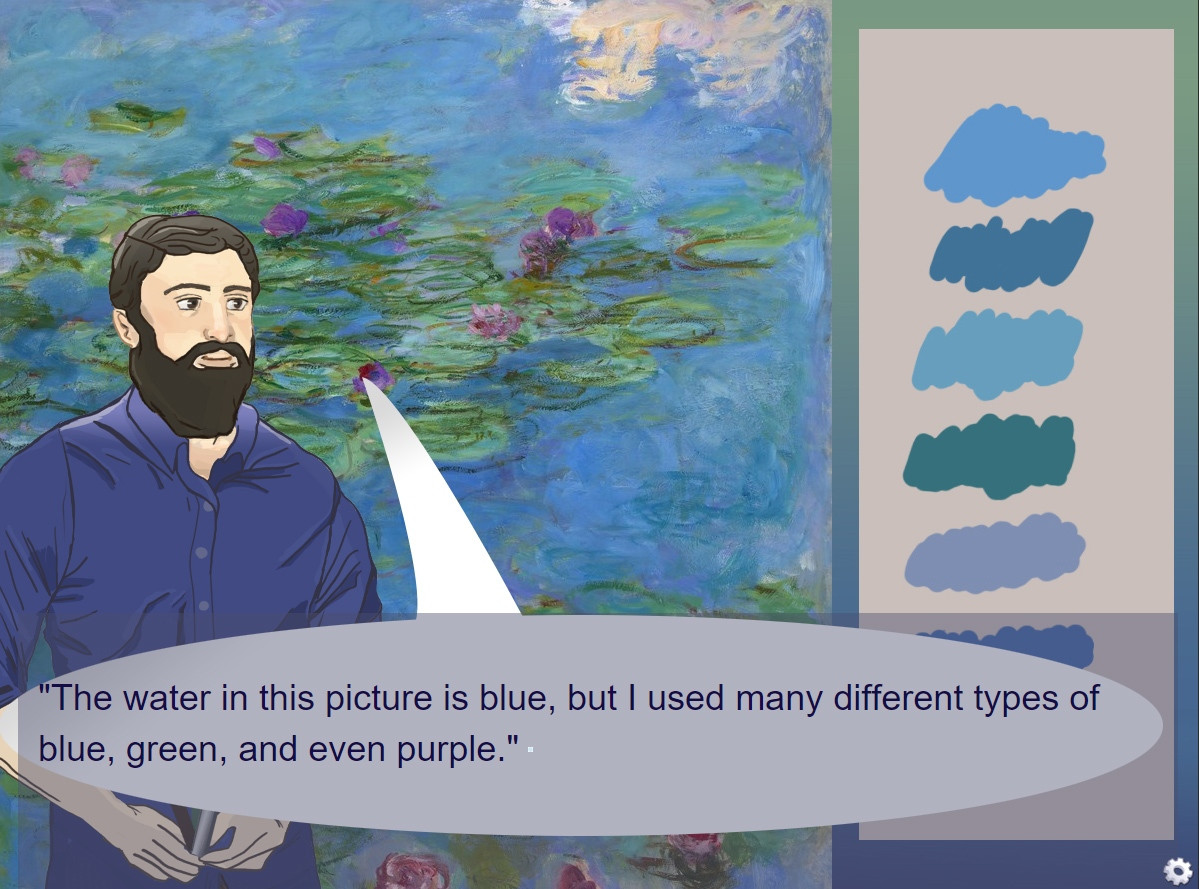 Claude Monet Mini Biography (itch) - кадр 2