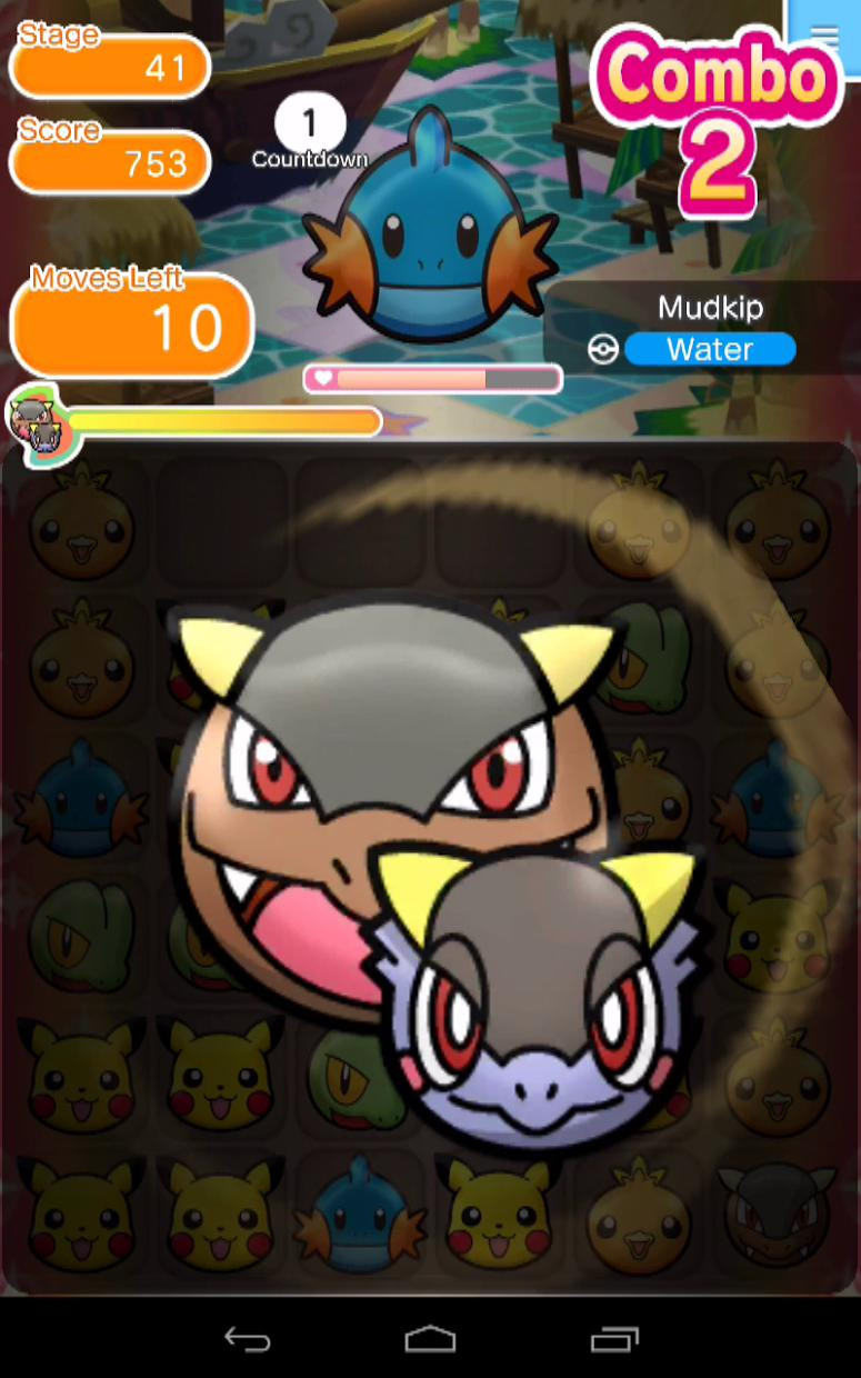 Pokémon Shuffle Mobile - кадр 5