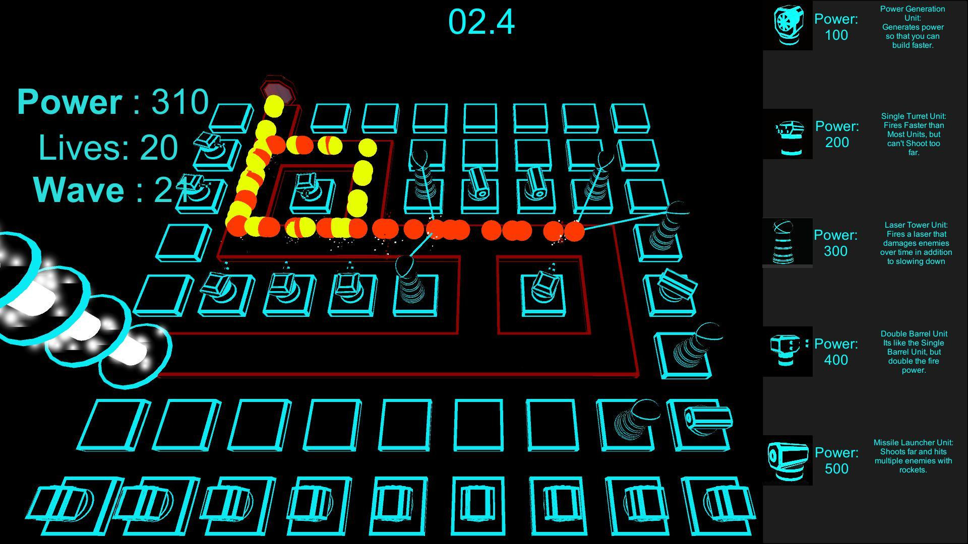 Neon Tower Defense (HatecraftGames) (itch) - кадр 4