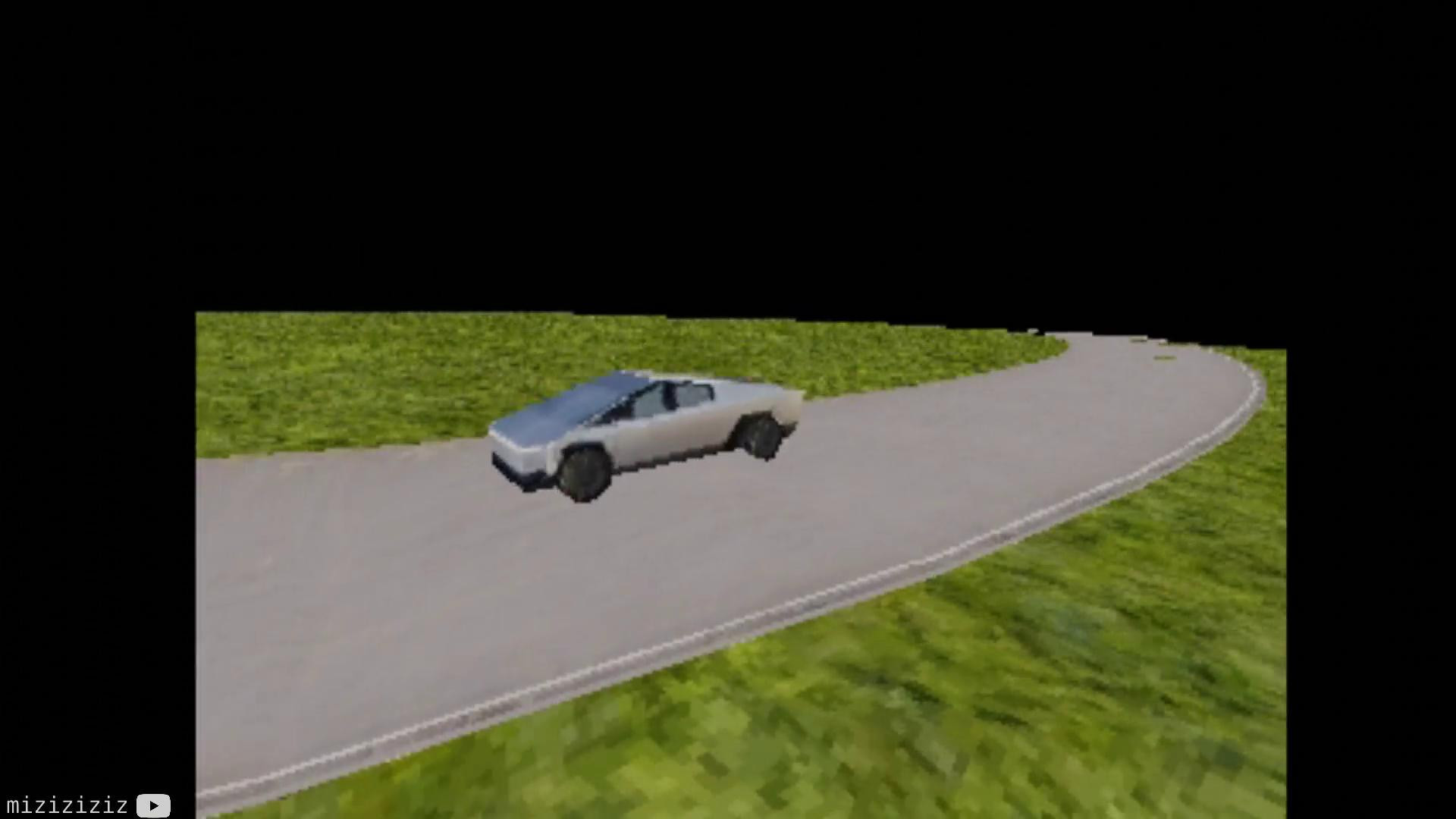 Tesla Cybertruck the ps1 racing game (itch) - кадр 1