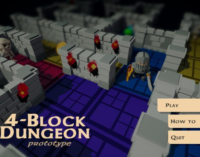 4-Block Dungeon (prototype) (itch) - кадр 3