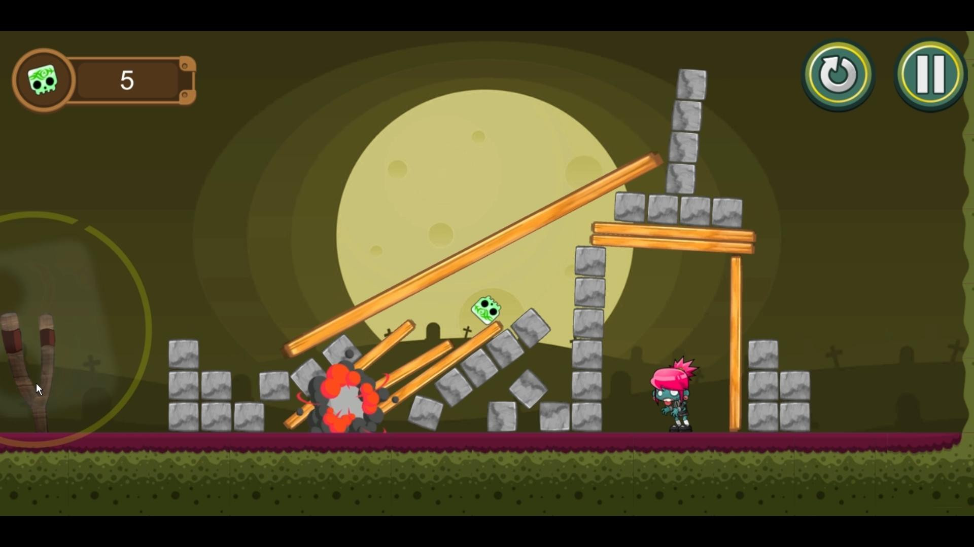 SlingSkull Zombies: Graveyard Shift - кадр 5