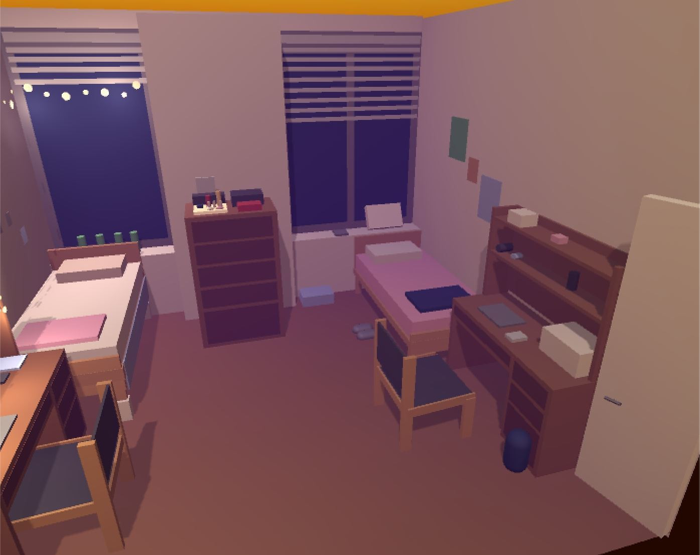 3D Bedroom Model (itch) - кадр 3