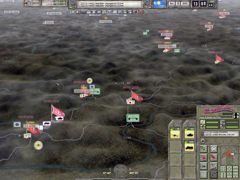 World War II General Commander - Operation: Watch on the Rhine - кадр 6