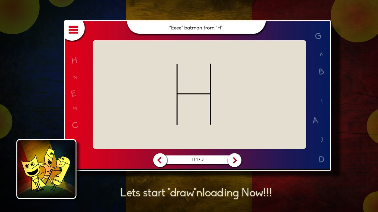 Draw Batman from any Letter Step by Step (itch) - кадр 6