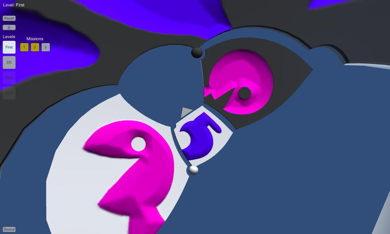 Sfera - sliding puzzle in curved space (itch) - кадр 2