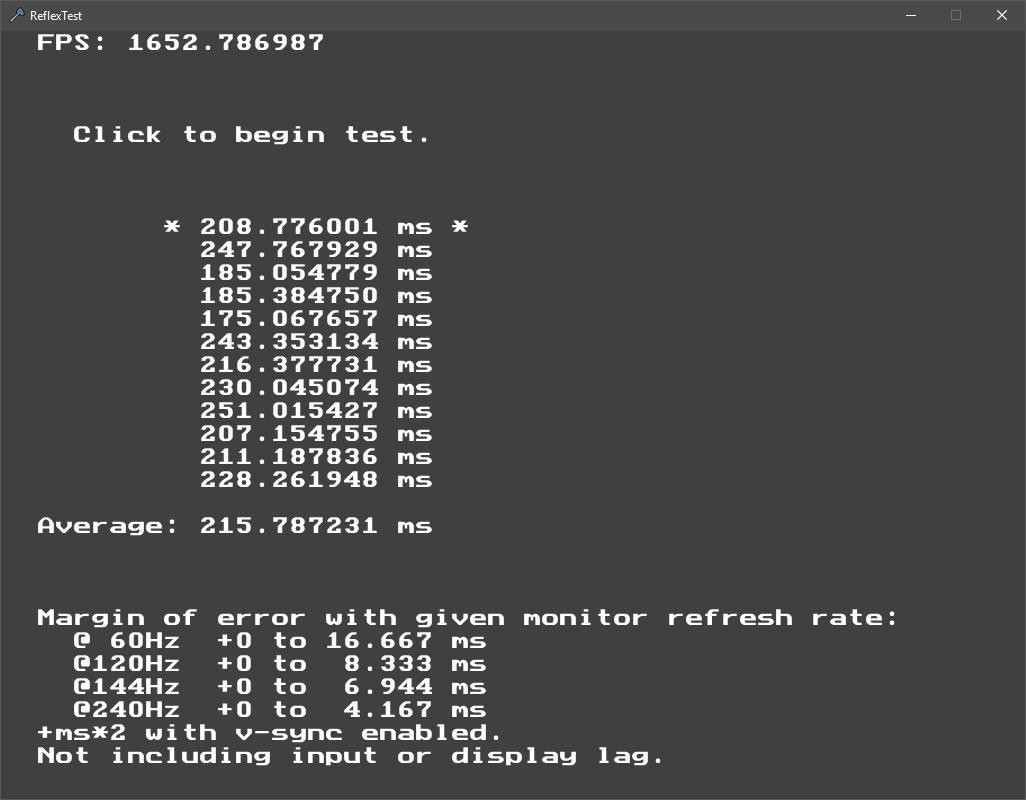 Reflex Test (itch) - кадр 1