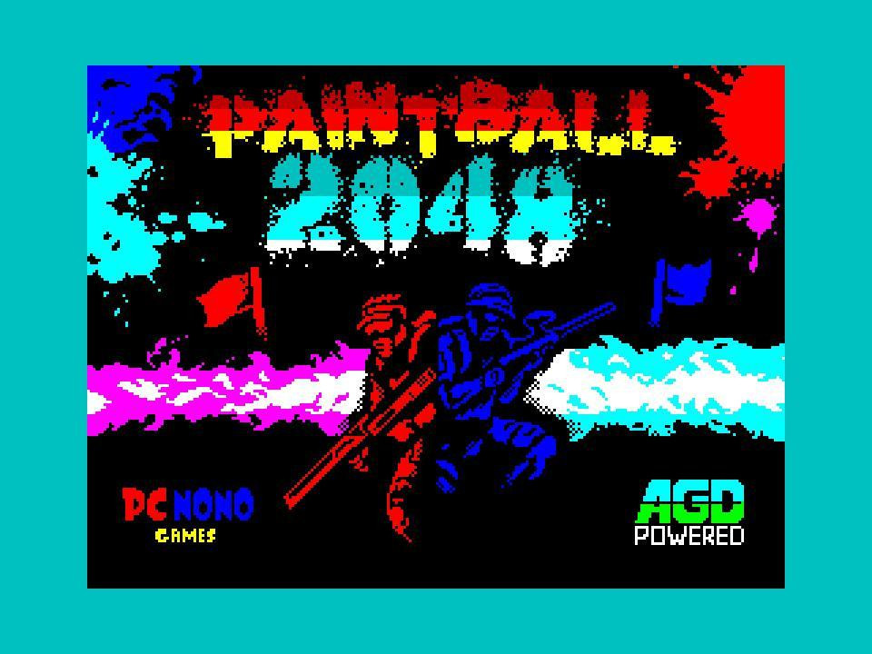 PAINTBALL-2048 ZX Spectrum 48/128K (itch) - кадр 1