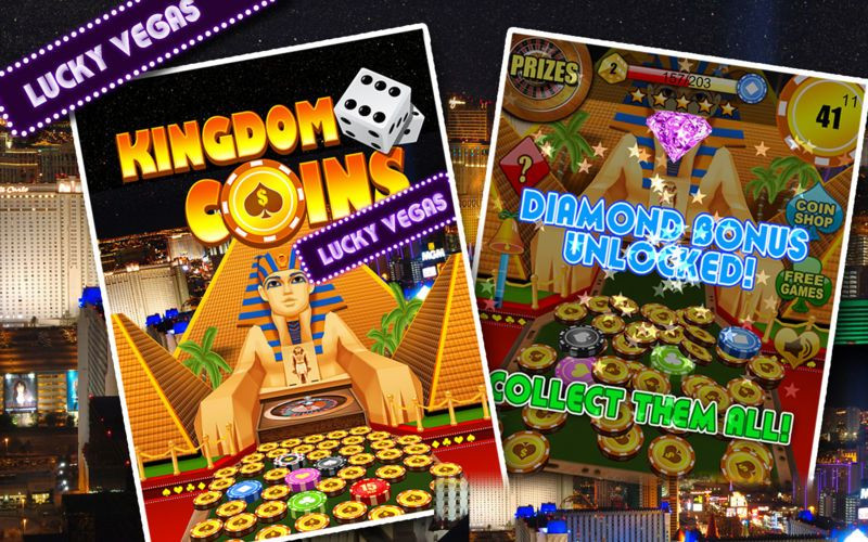 Kingdom Coins Lucky Vegas - Dozer of Coins Arcade Game - кадр 4