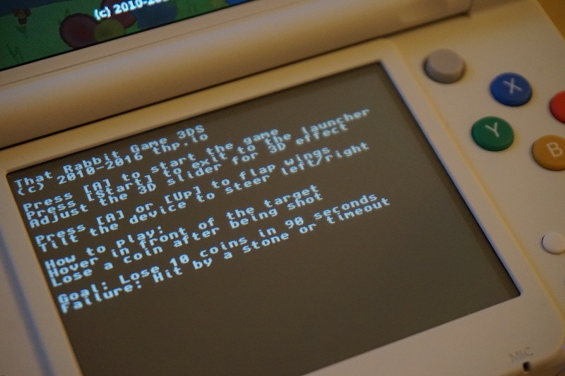 That Rabbit Game 3DS (itch) - кадр 3