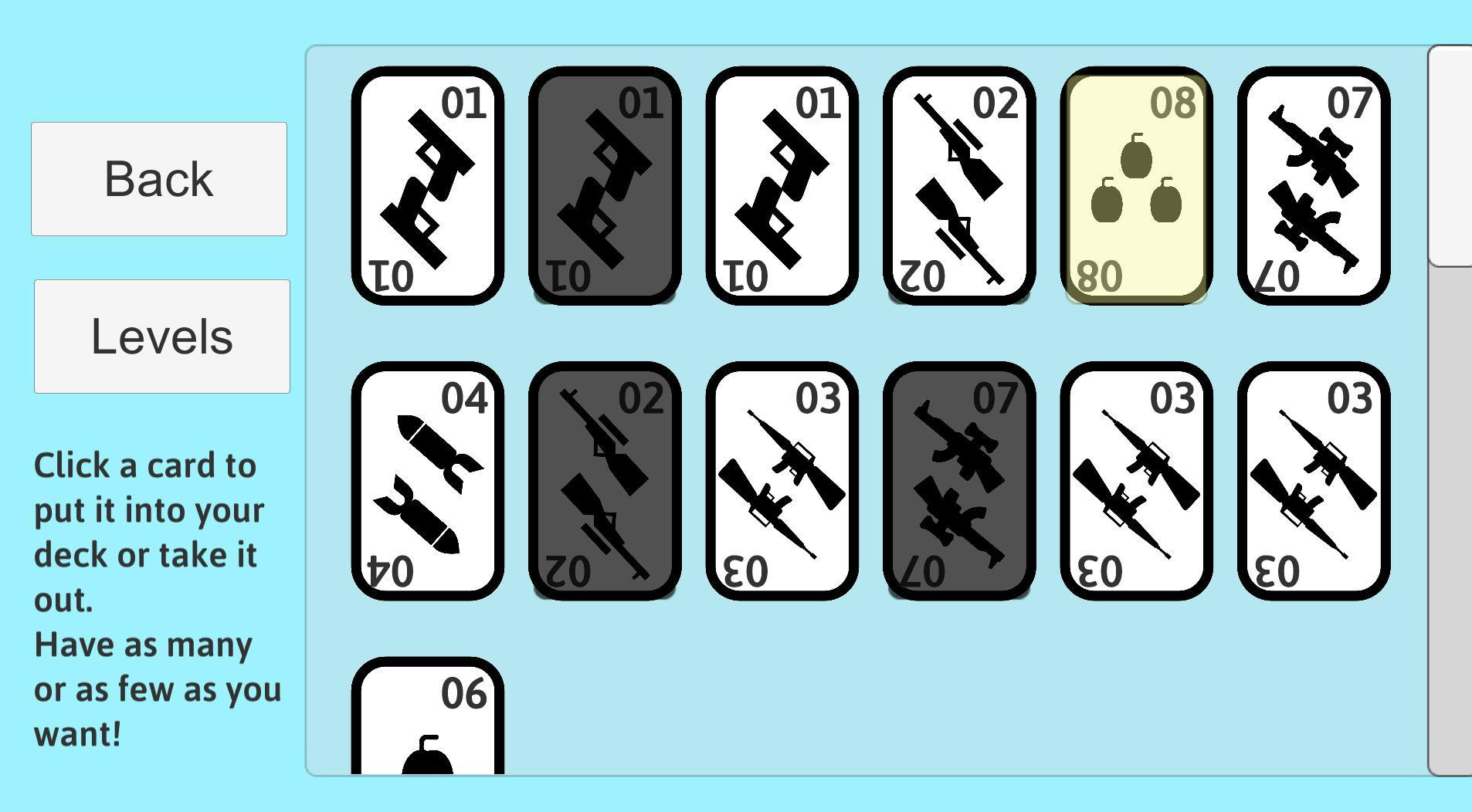 The Magical Caster Card Gun (itch) - кадр 3