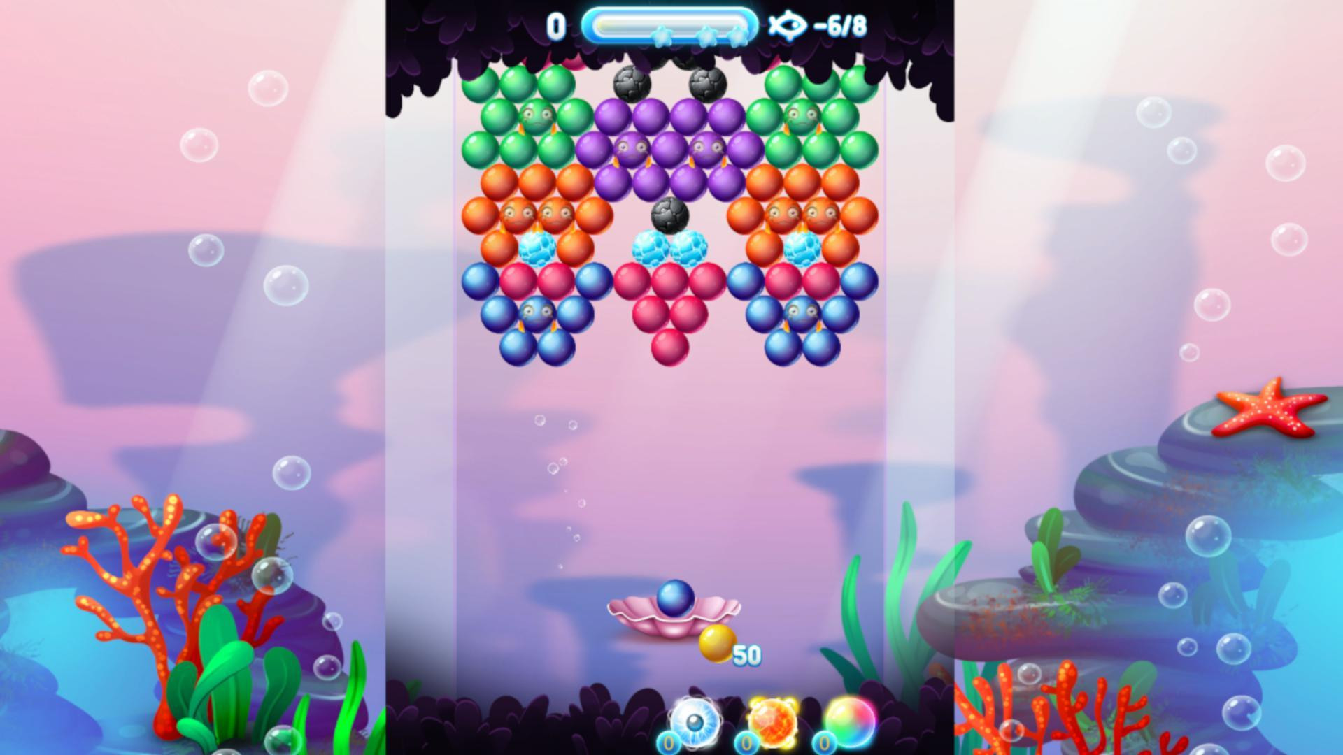 Bubble Shooter Ocean (itch) - кадр 3