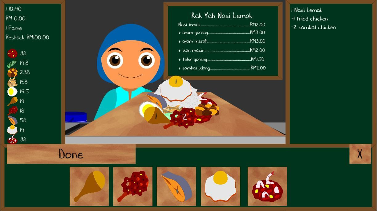 Kak Yah Nasi Lemak (itch) - кадр 2