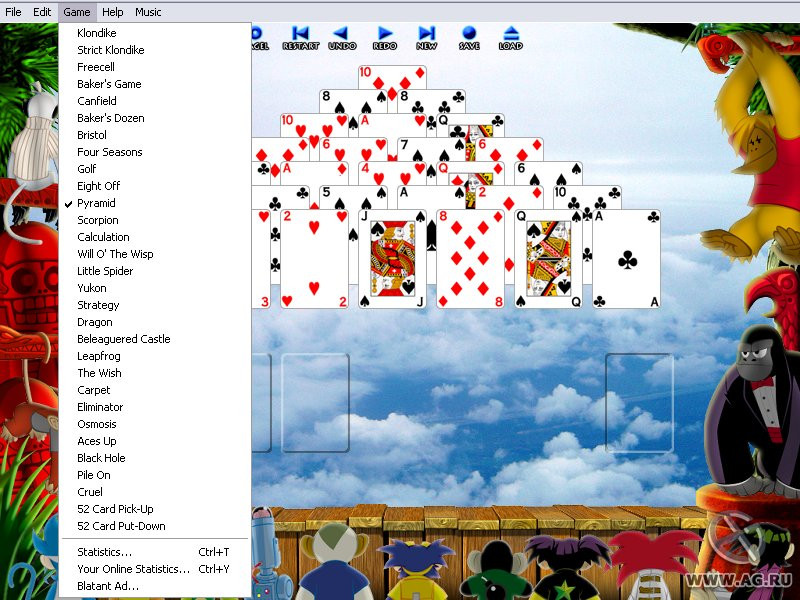 Burning Monkey Solitaire 2005 - кадр 7