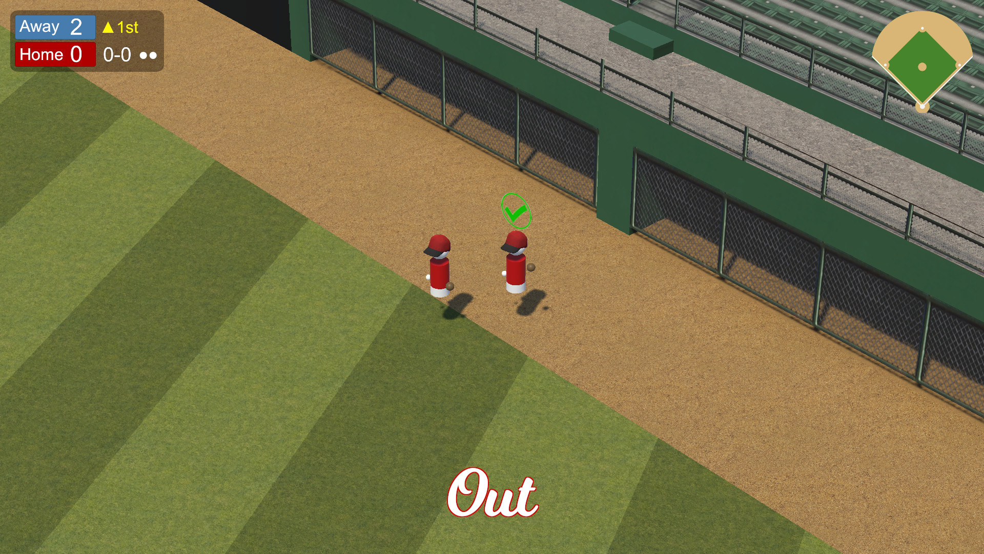 Double Play: 2-Player VR Baseball - кадр 6