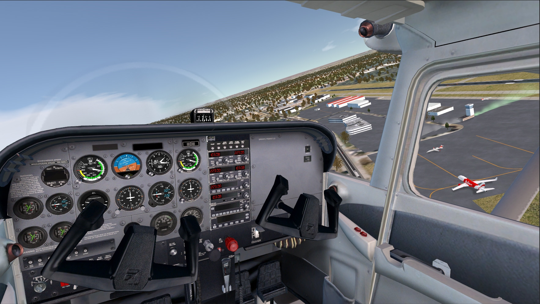 VR Flight Simulator New York - Cessna - кадр 4