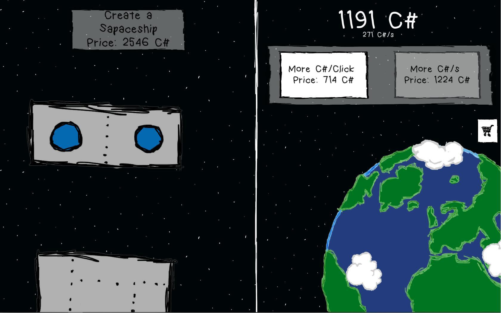 Click To The Space | Clicker Jam (itch) - кадр 2