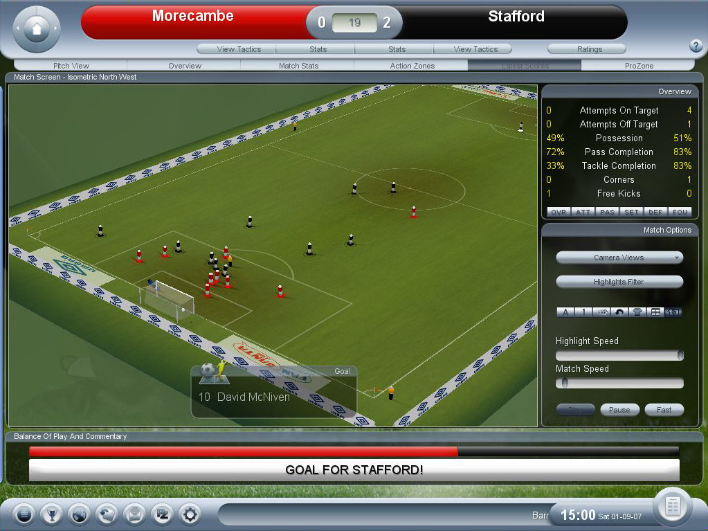 Championship Manager 2008 - кадр 8