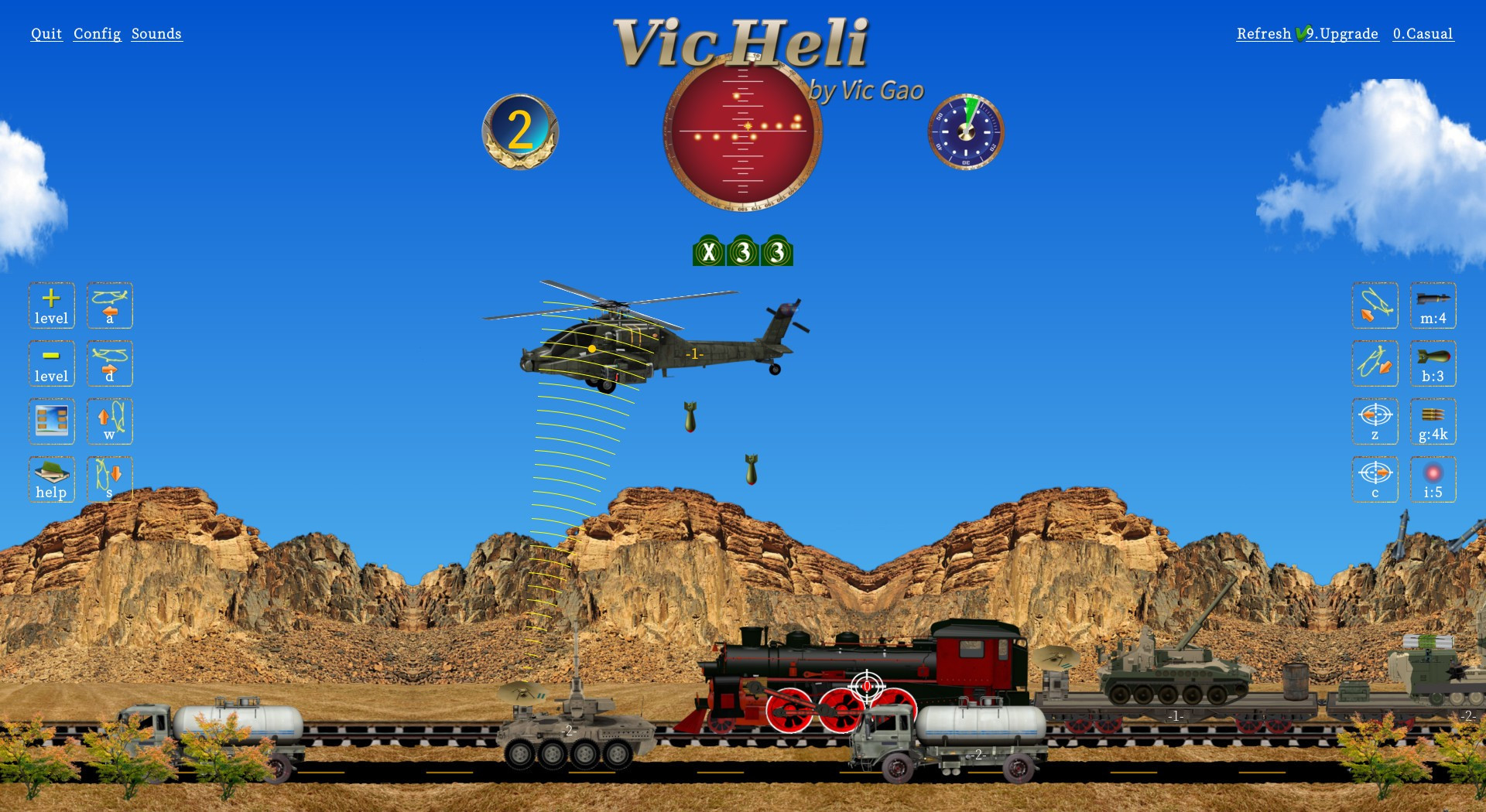 VicHeli html version (itch) - кадр 2