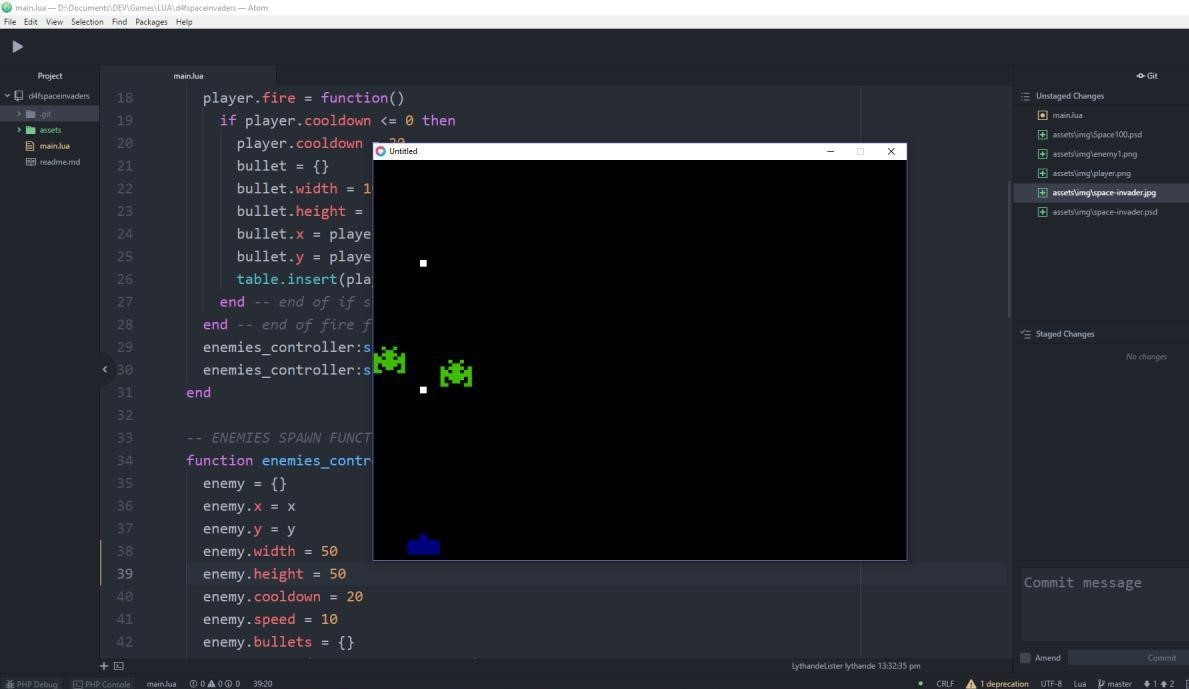 D4F Space Invaders (itch) - кадр 3