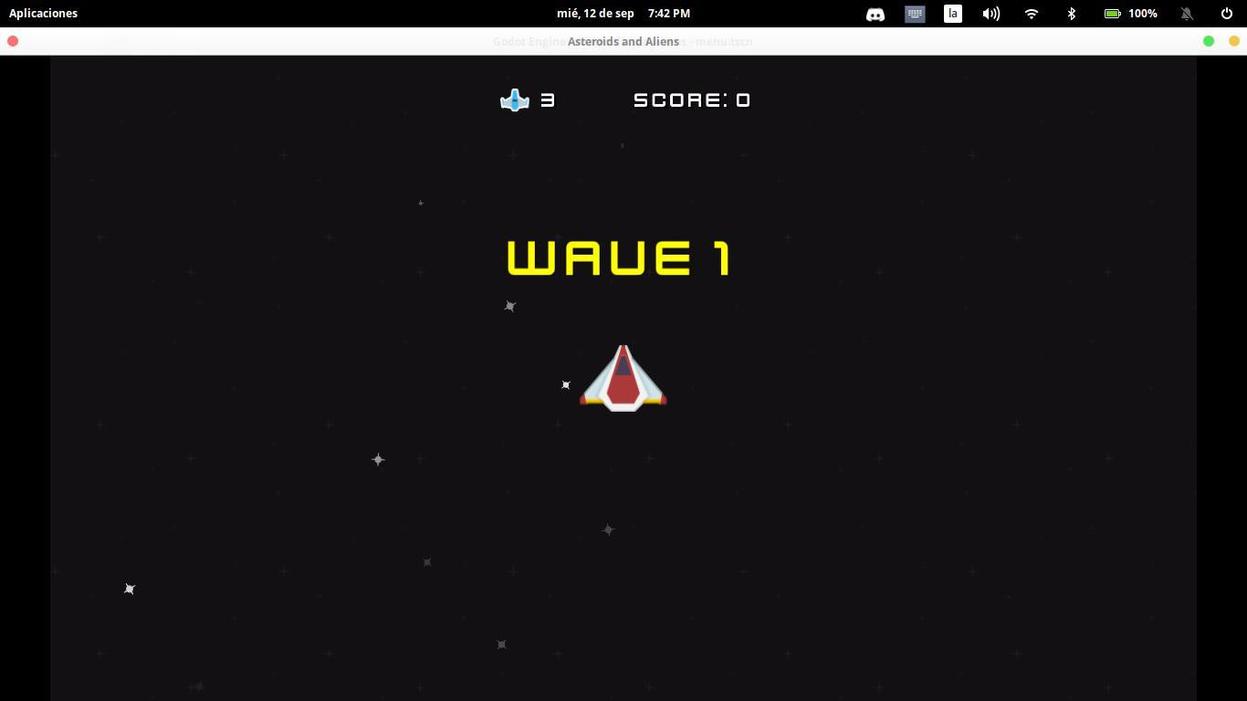 Asteroids and Aliens (itch) - кадр 3