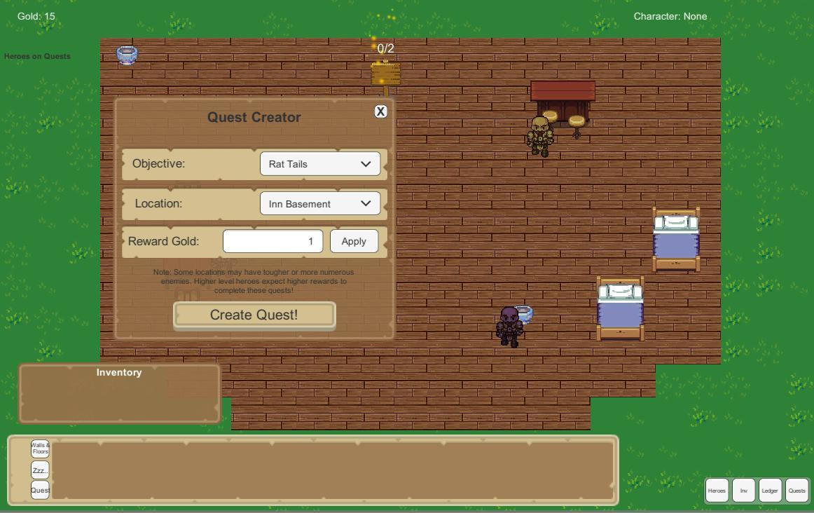 Innkeeper Prototype (itch) - кадр 1